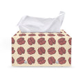 Human Brain Pattern Print Leather Tissue Box Cover