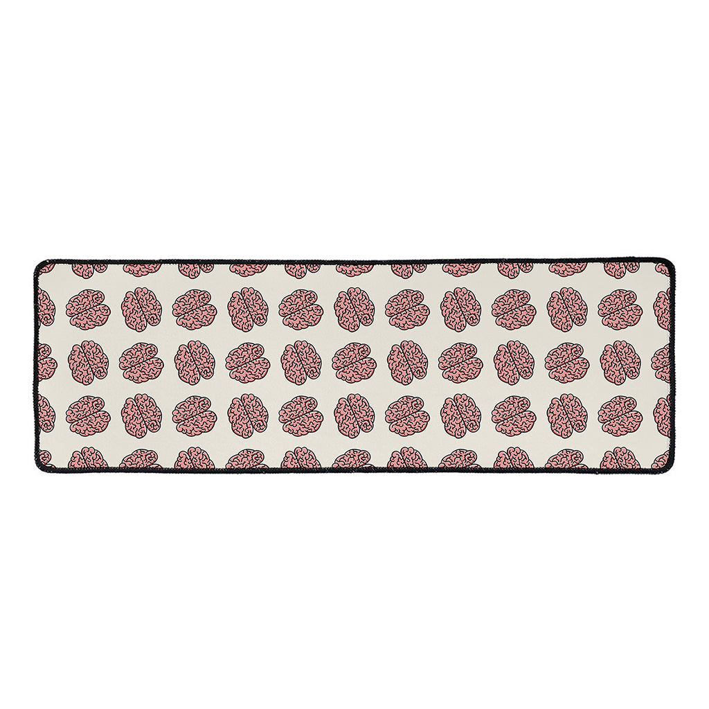 Human Brain Pattern Print Long Kitchen Mat