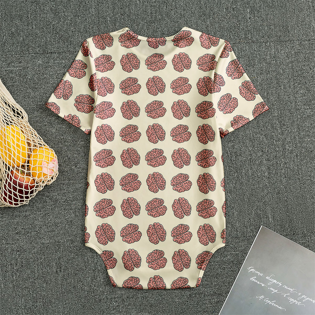 Human Brain Pattern Print Men's Bodysuit