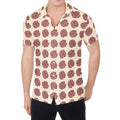 Human Brain Pattern Print Men's Shirt