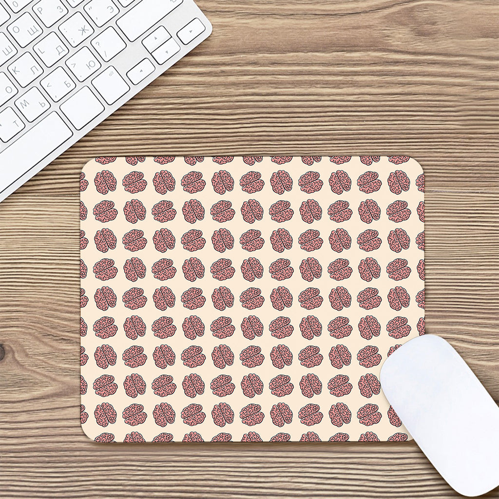 Human Brain Pattern Print Mouse Pad