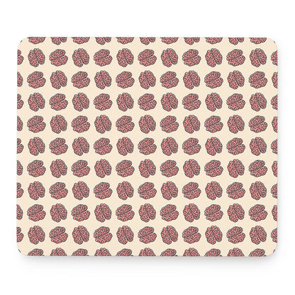 Human Brain Pattern Print Mouse Pad