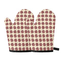 Human Brain Pattern Print Oven Mitts