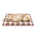 Human Brain Pattern Print Pet Cooling Mat Cover