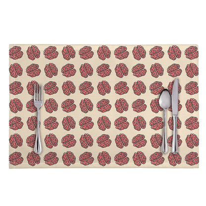Human Brain Pattern Print Placemat
