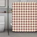 Human Brain Pattern Print Polyester Shower Curtain