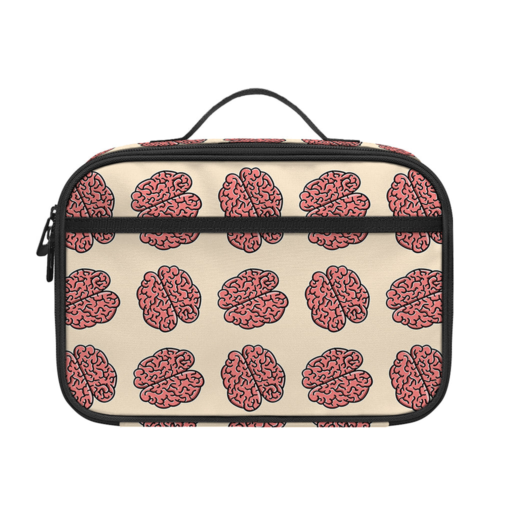 Human Brain Pattern Print Portable Lunch Bag