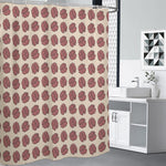 Human Brain Pattern Print Premium Shower Curtain