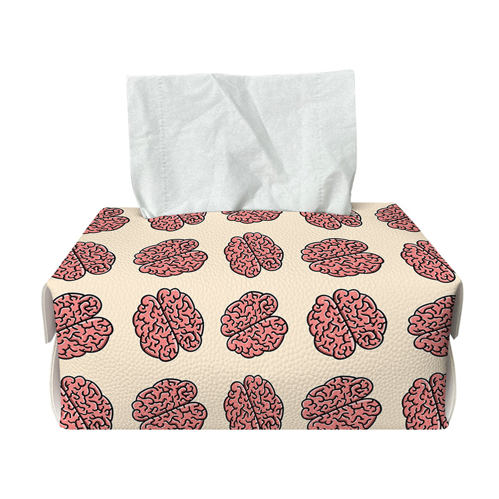 Human Brain Pattern Print Rectangle Tissue Box Cover