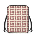 Human Brain Pattern Print Rectangular Crossbody Bag