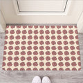 Human Brain Pattern Print Rubber Doormat