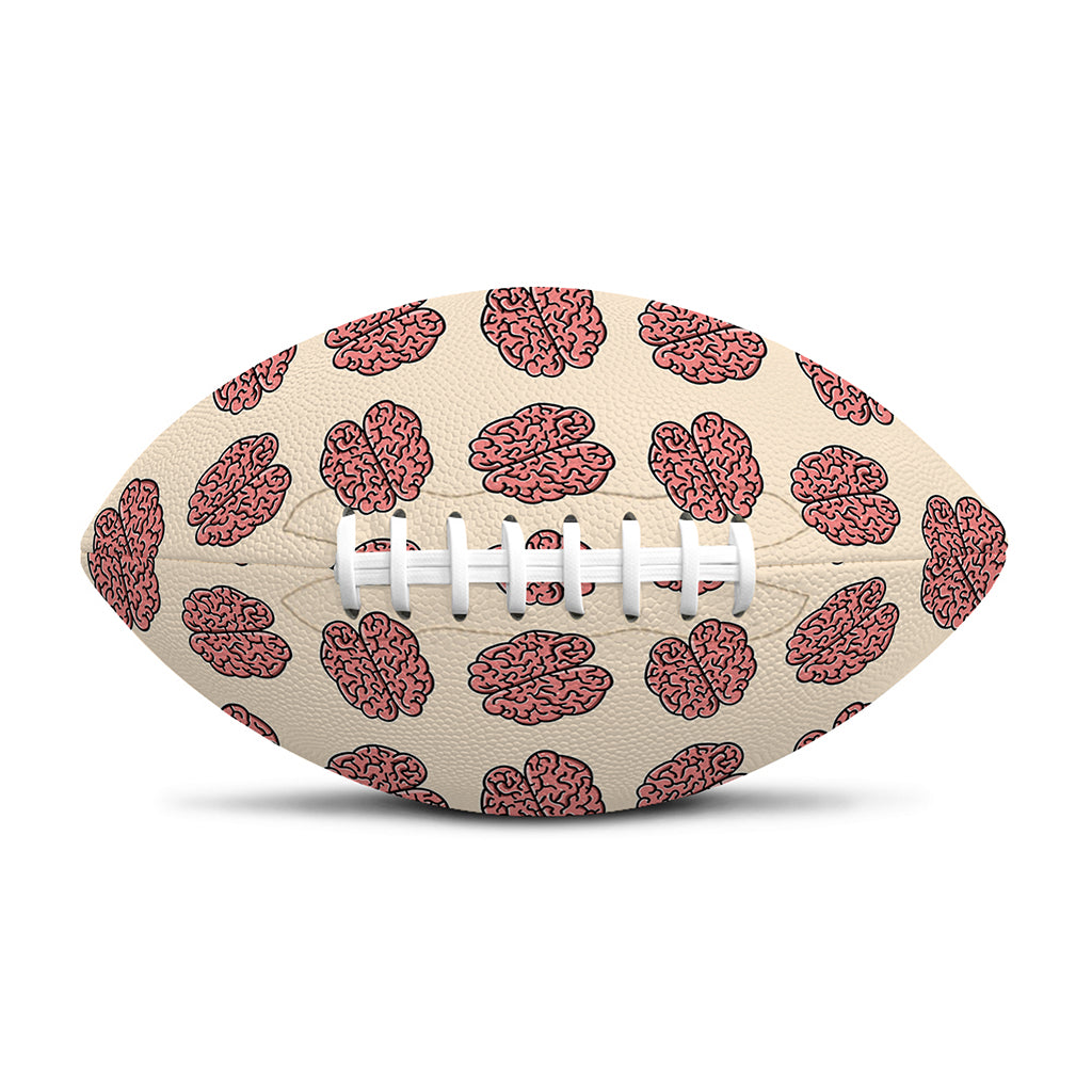 Human Brain Pattern Print Rugby Ball