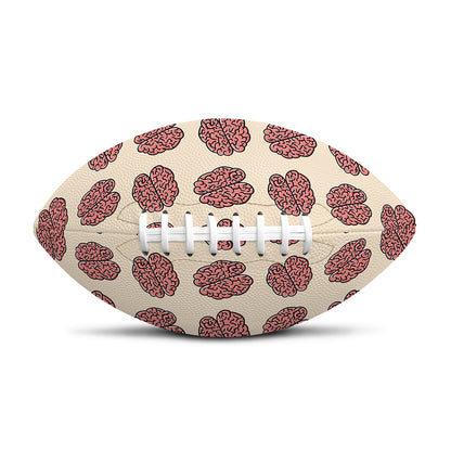 Human Brain Pattern Print Rugby Ball