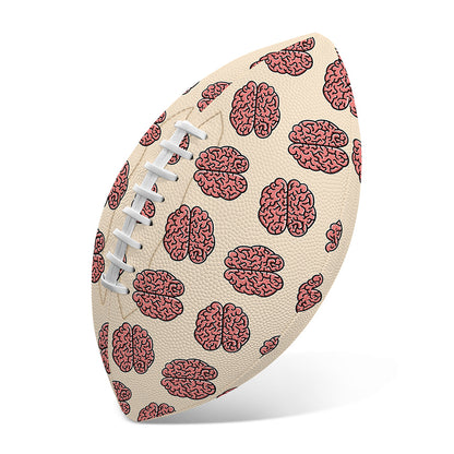 Human Brain Pattern Print Rugby Ball