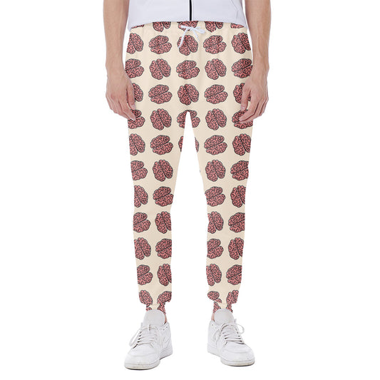Human Brain Pattern Print Scuba Joggers