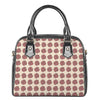 Human Brain Pattern Print Shoulder Handbag