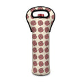 Human Brain Pattern Print Single Neoprene Wine Tote