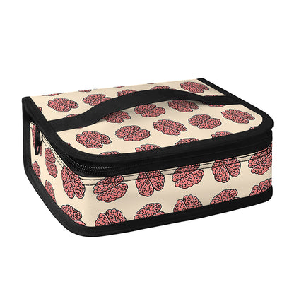Human Brain Pattern Print Small Lunch Bag