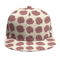 Human Brain Pattern Print Snapback Cap