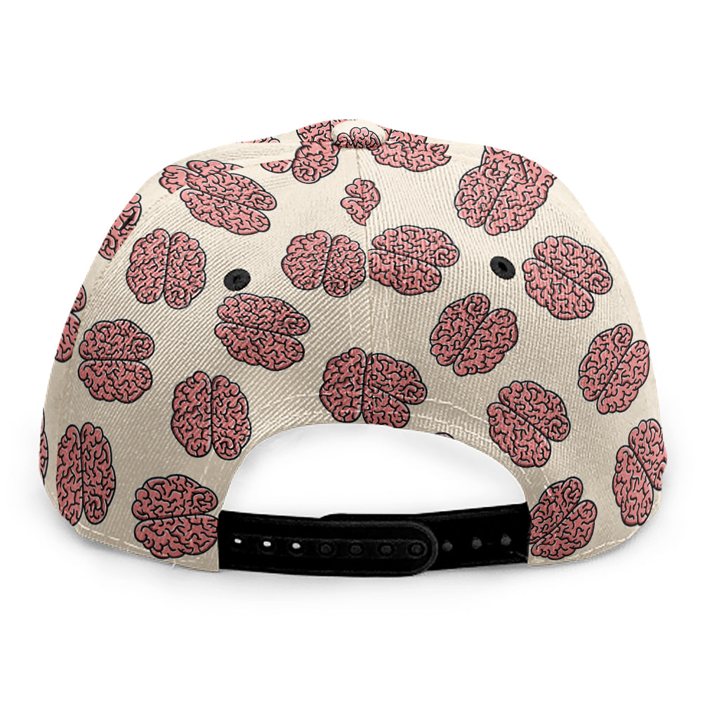 Human Brain Pattern Print Snapback Cap