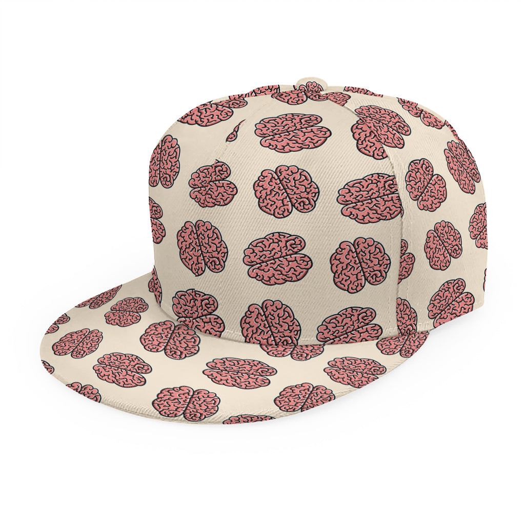 Human Brain Pattern Print Snapback Cap