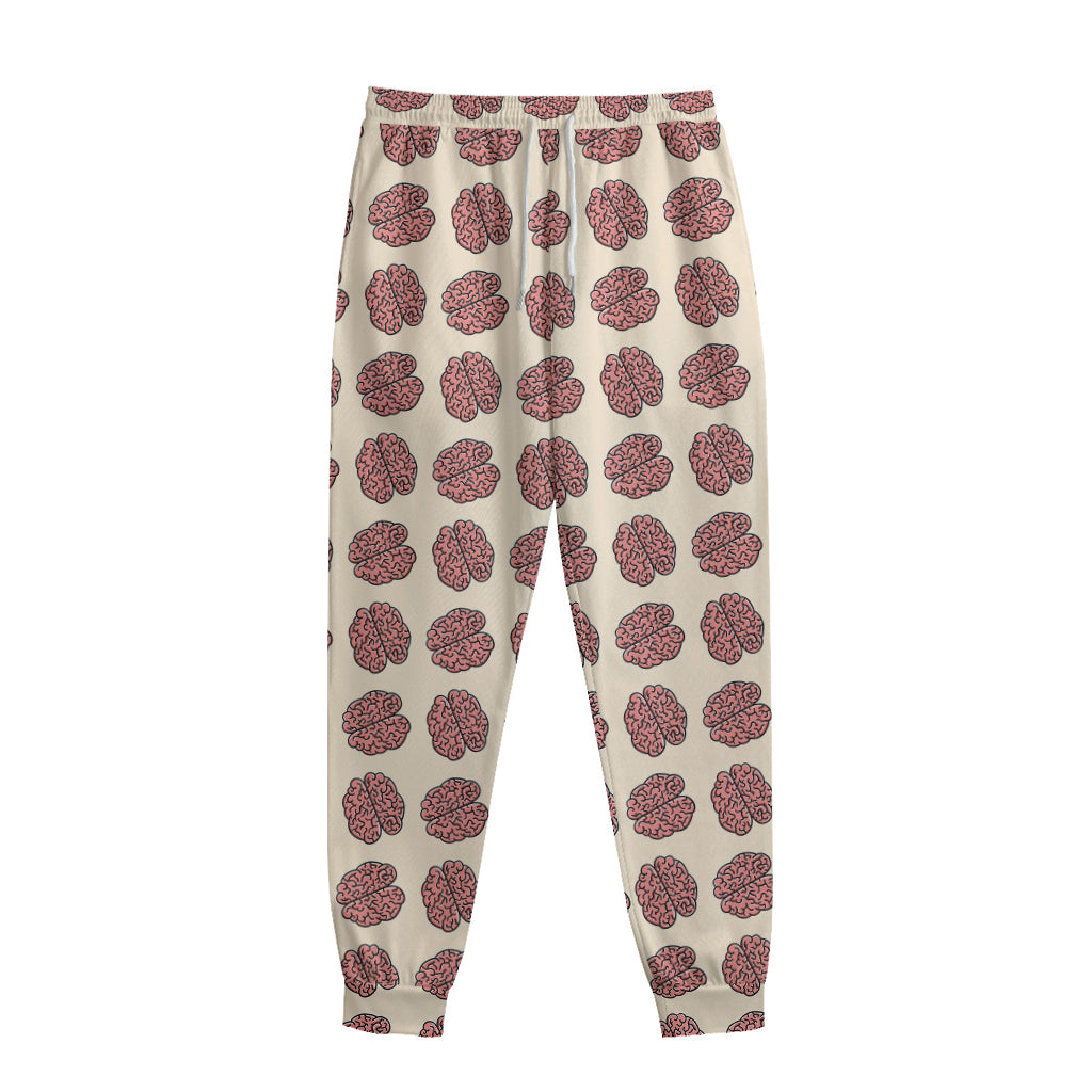 Human Brain Pattern Print Sweatpants