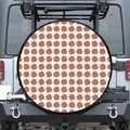 Human Brain Pattern Print Tire Cover