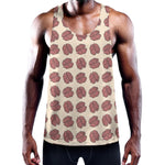 Human Brain Pattern Print Training Tank Top