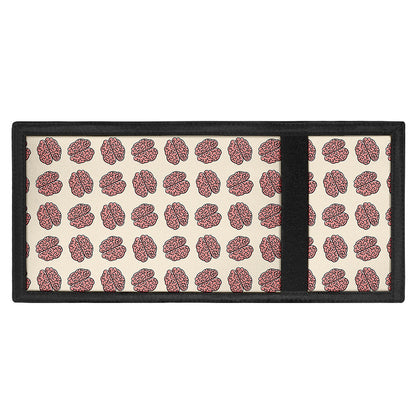 Human Brain Pattern Print Trifold Wallet