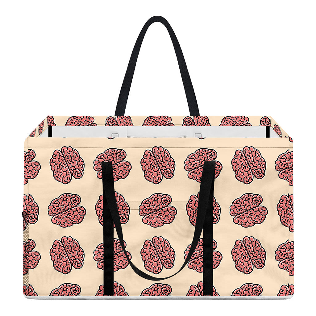 Human Brain Pattern Print Utility Tote Bag