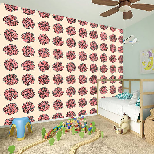Human Brain Pattern Print Wall Sticker