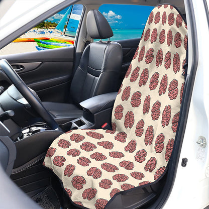 Human Brain Pattern Print Waterproof Car Seat Cover