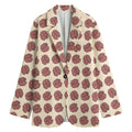 Human Brain Pattern Print Women's Blazer