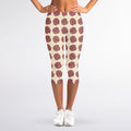 Human Brain Pattern Print Women's Capri Leggings