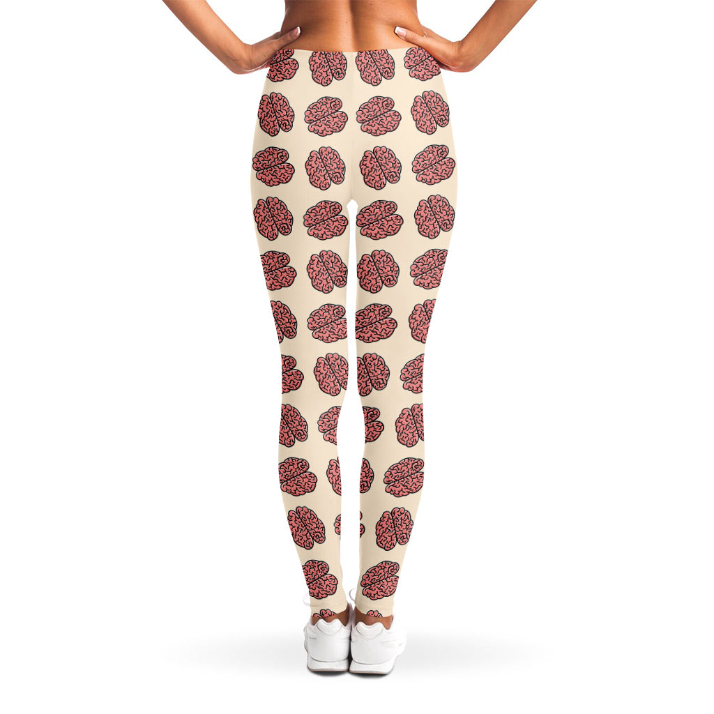 Human Brain Pattern Print Women's Leggings