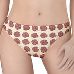 Human Brain Pattern Print Women's Thong