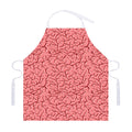 Human Brain Print Adjustable Apron