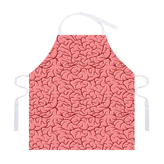 Human Brain Print Adjustable Apron