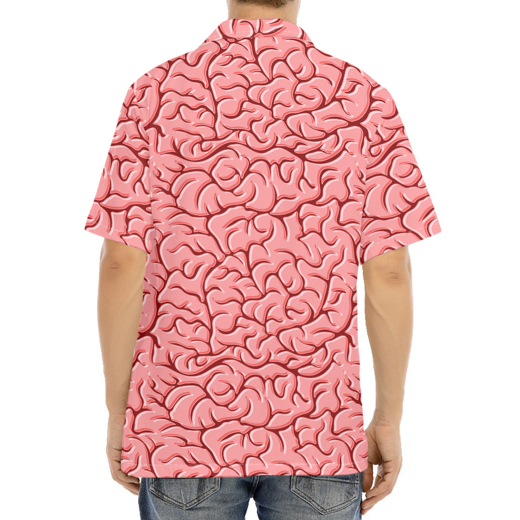 Human Brain Print Aloha Shirt