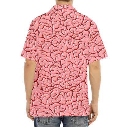 Human Brain Print Aloha Shirt