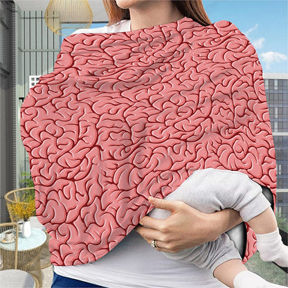 Human Brain Print Baby Seat Cover
