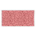 Human Brain Print Beach Towel