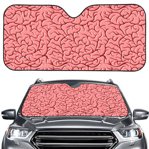 Human Brain Print Car Windshield Sun Shade