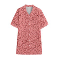 Human Brain Print Cotton Hawaiian Shirt