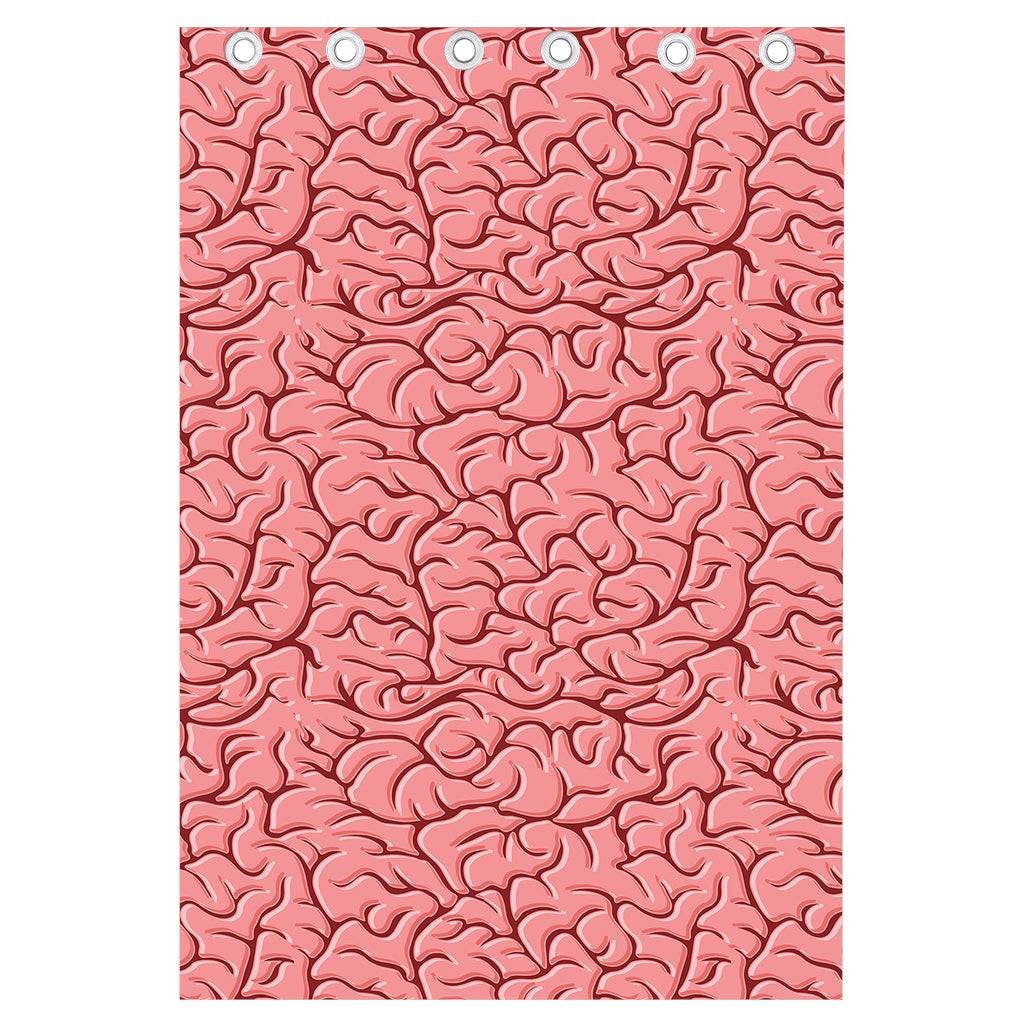 Human Brain Print Curtain