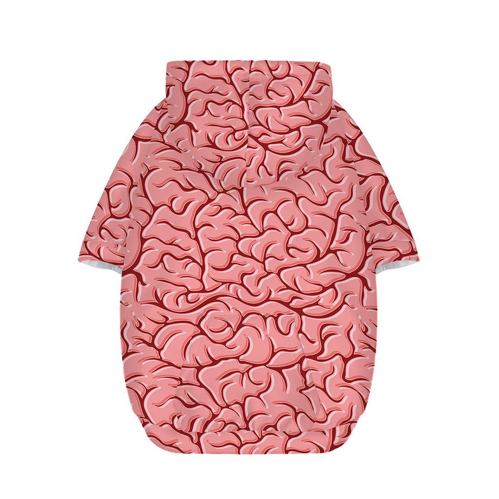 Human Brain Print Dog Zip Up Hoodie
