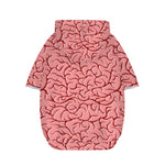 Human Brain Print Dog Zip Up Hoodie