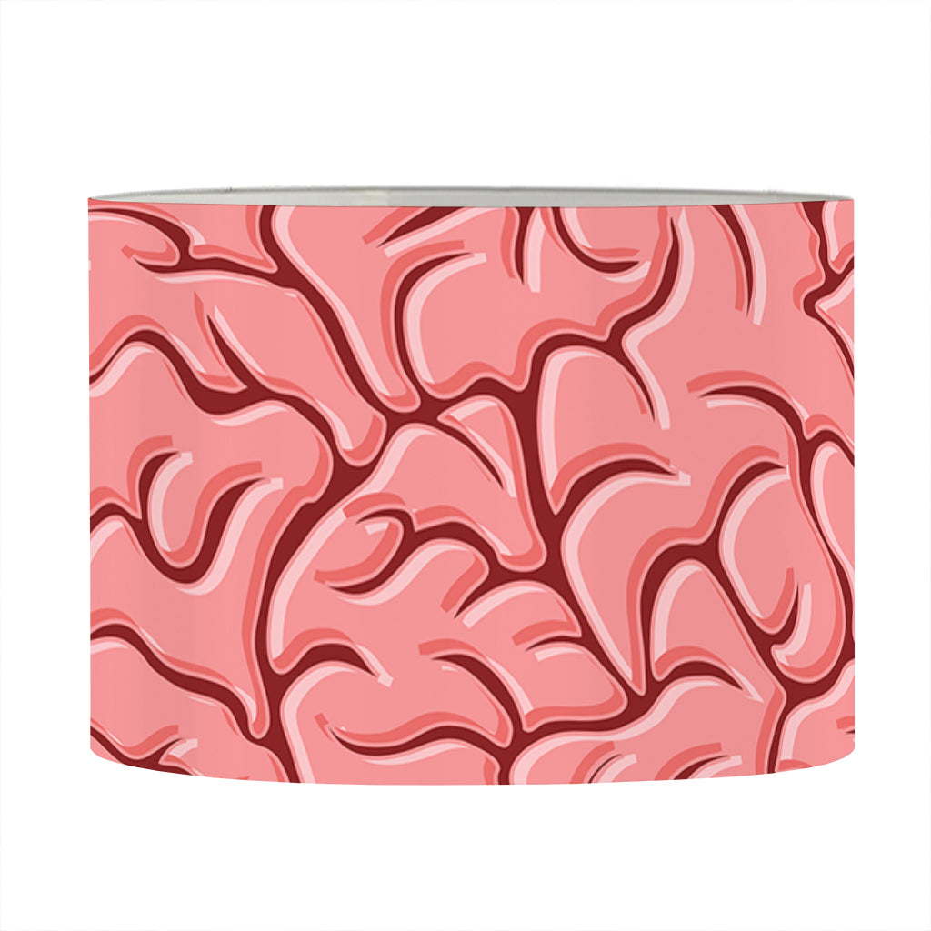 Human Brain Print Drum Lamp Shade
