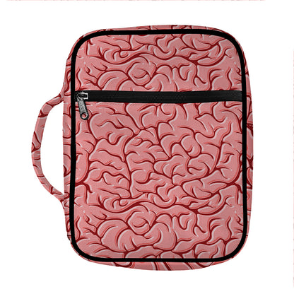 Human Brain Print Front Pocket Bible Bag