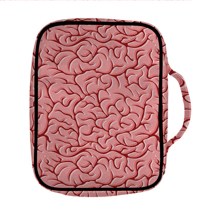 Human Brain Print Front Pocket Bible Bag